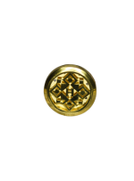 Perfumed jewelry - Gold plated brooch