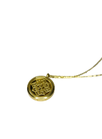 Perfumed jewelry gold plated necklace